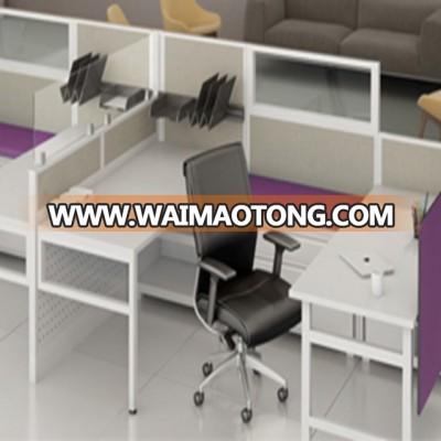 Attractive modern office cubicles divide space