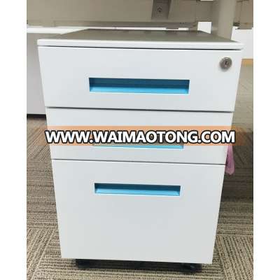 2 drawer file cabinet steel mobile pedestal