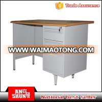 top quality modern furniture metal frame office desk with drawer