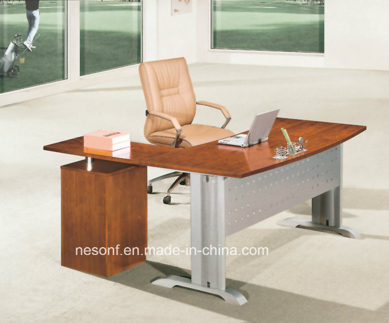 Metal Leg Staff Office Desk Chinese Hotel Office Furniture (NS-ND130)